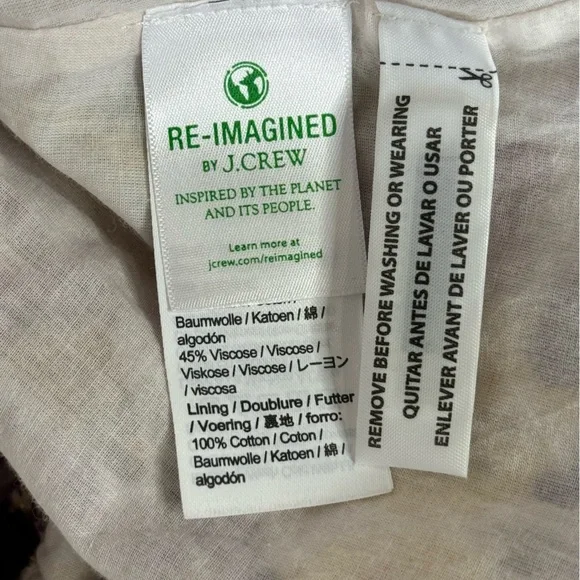 J Crew Tie-Waist Midi Skirt in Summer Garden Floral Sz XS - Picture 8 of 10